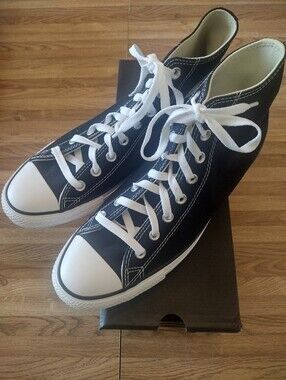 Converse Black and White High-Top Sneakers